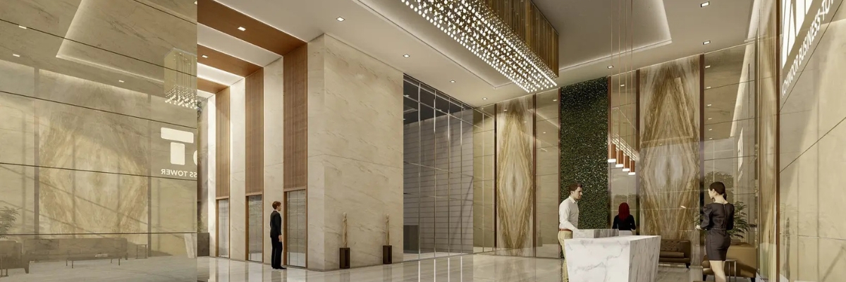 Kohinoor business tower  reception area         