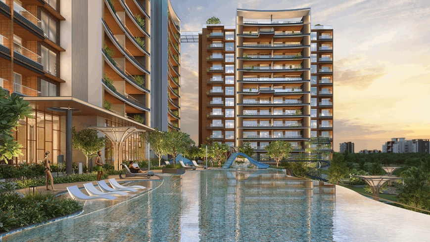 swimming pool at pristine kyra